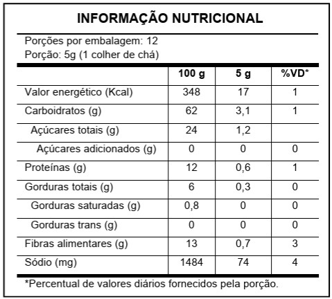 Tempero para Feijão